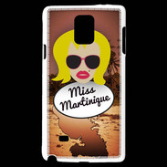 Coque Samsung Galaxy Note 4 Miss Martinique Blonde
