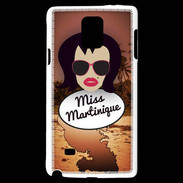 Coque Samsung Galaxy Note 4 Miss Martinique Brune