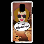 Coque Samsung Galaxy Note 4 Miss Martinique Rousse