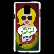 Coque Samsung Galaxy Note 4 Miss Portugal Blonde