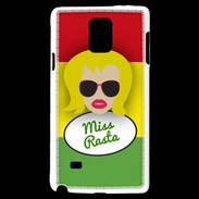 Coque Samsung Galaxy Note 4 Miss Rasta Blonde