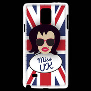 Coque Samsung Galaxy Note 4 Miss UK Brune