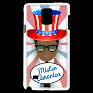 Coque Samsung Galaxy Note 4 Mister América Black