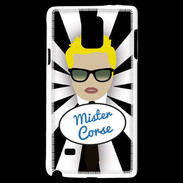 Coque Samsung Galaxy Note 4 Mister Corse Blond
