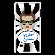 Coque Samsung Galaxy Note 4 Mister Corse Chatain