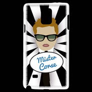 Coque Samsung Galaxy Note 4 Mister Corse Roux