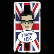 Coque Samsung Galaxy Note 4 Mister UK Brun