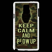Coque Samsung Galaxy Note 4 Keep Calm and Grenade Camouflage