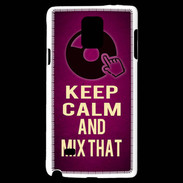 Coque Samsung Galaxy Note 4 Keep Calm and Mix That Rose