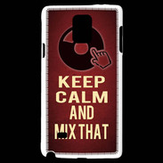 Coque Samsung Galaxy Note 4 Keep Calm and Mix That Rouge