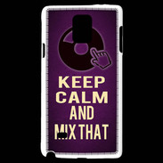 Coque Samsung Galaxy Note 4 Keep Calm and Mix That Violet