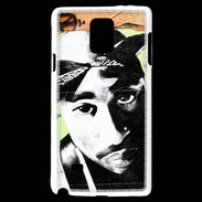 Coque Samsung Galaxy Note 4 Graffiti rappeur PB
