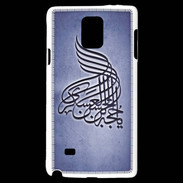 Coque Samsung Galaxy Note 4 Islam A Bleu