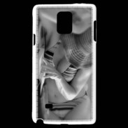 Coque Samsung Galaxy Note 4 DP Charme enNoir et blanc 
