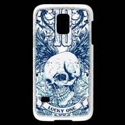 Coque Samsung Galaxy S5 Mini Tête de mort Lucky One 13