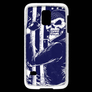 Coque Samsung Galaxy S5 Mini Tête de mort Biker USA