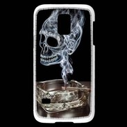 Coque Samsung Galaxy S5 Mini Tête de mort cendrier