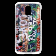Coque Samsung Galaxy S5 Mini All you need is love 5