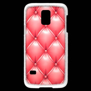 Coque Samsung Galaxy S5 Mini Capitonnage Rose