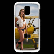 Coque Samsung Galaxy S5 Mini Avion sexy