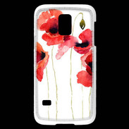 Coque Samsung Galaxy S5 Mini Dessin de coquelicot