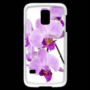 Coque Samsung Galaxy S5 Mini Orchidée violette