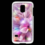 Coque Samsung Galaxy S5 Mini Design Orchidée violette