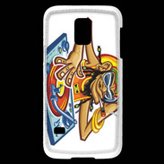 Coque Samsung Galaxy S5 Mini Rasta DJ Jamaïca