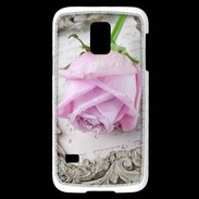Coque Samsung Galaxy S5 Mini Rose Vintage