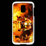 Coque Samsung Galaxy S5 Mini Pompiers Soldat du feu 2
