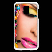 Coque Samsung Galaxy S5 Mini Joli maquillage 5