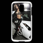 Coque Samsung Galaxy S5 Mini Voiture et charme