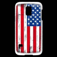 Coque Samsung Galaxy S5 Mini Drapeau USA grunge et vintage 5