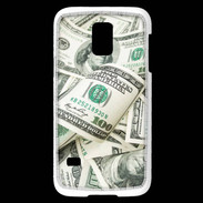 Coque Samsung Galaxy S5 Mini Fond dollars 10