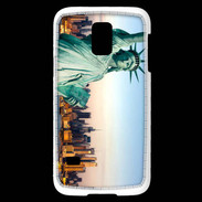 Coque Samsung Galaxy S5 Mini Statue de la liberté et ville de New York 15