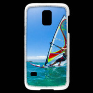Coque Samsung Galaxy S5 Mini Planche à voile au soleil