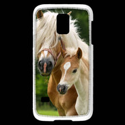 Coque Samsung Galaxy S5 Mini Cheval et poulain