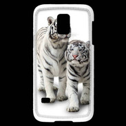 Coque Samsung Galaxy S5 Mini Tigre blanc
