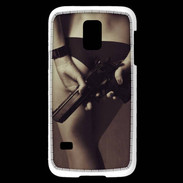 Coque Samsung Galaxy S5 Mini Attention maîtresse dangereuse