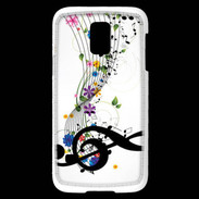 Coque Samsung Galaxy S5 Mini Farandole de notes de musique 1