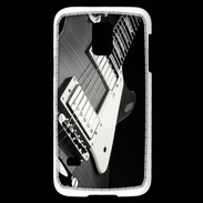 Coque Samsung Galaxy S5 Mini Guitare en noir et blanc