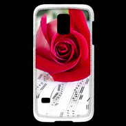 Coque Samsung Galaxy S5 Mini La musique en rose