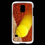 Coque Samsung Galaxy S5 Mini Balle de tennis sur ligne de cours