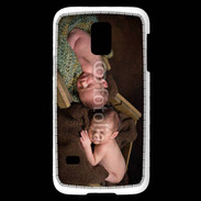 Coque Samsung Galaxy S5 Mini Jumeaux dormant dans des caisses