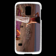 Coque Samsung Galaxy S5 Mini Danseuse orientale dune désert