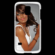 Coque Samsung Galaxy S5 Mini Femme metisse noire