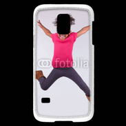 Coque Samsung Galaxy S5 Mini Jeune fille africaine joyeuse