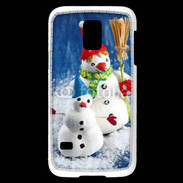 Coque Samsung Galaxy S5 Mini Bonhommes de neige
