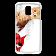 Coque Samsung Galaxy S5 Mini Chaton Noël