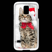 Coque Samsung Galaxy S5 Mini Chat Noël 2